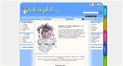 Desktop Screenshot of aide-en-philo.com